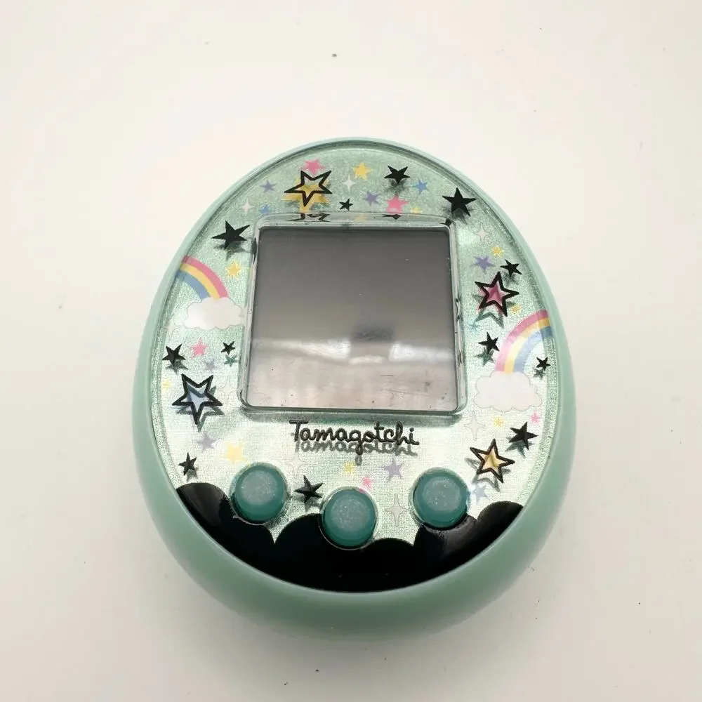 Bandai Tamagotchi On Magic Green Shell Rare English Release Working Tested Clean